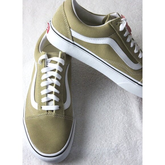 Vans Men's Old Skool Corn Stalk Beige True White Skate Shoes Size 8 NIB - Picture 4 of 5